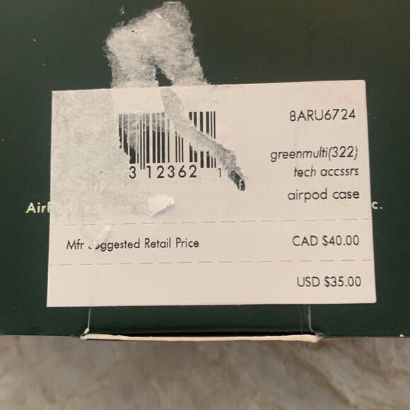 Kate Spade AirPods Case NWT - Picture 3 of 3